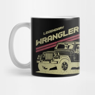 Jeep Wrangler TJ Jeep car trailcat Mug